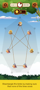 Knotty Birds: Bird puzzle game