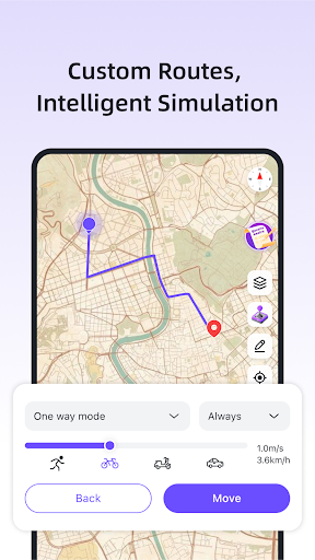 Screenshot of Mock GPS Location