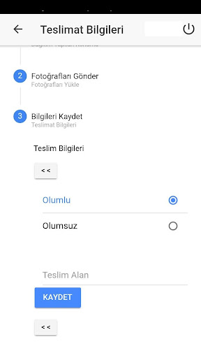 Android application Kök Bilgi Saha Dağıtım Uygulam screenshort