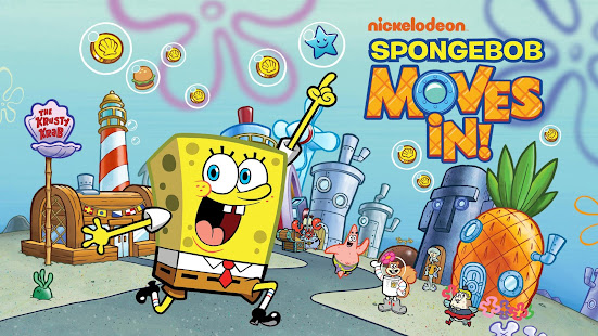 SpongeBob Moves In banner