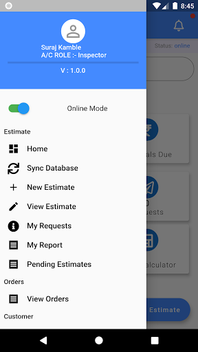IPRS FIELD SALES APP Screen 3
