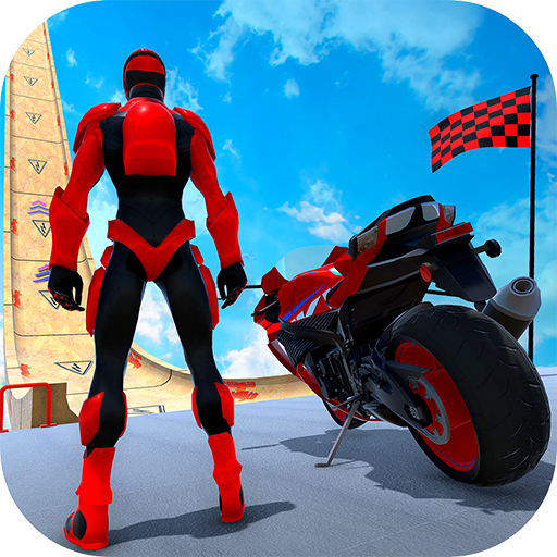 Superhero Bike Game Stunt Race 1.7 Icon