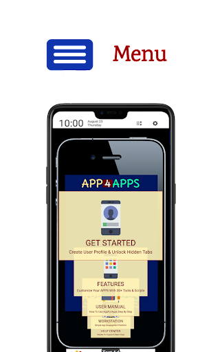 Android application Web For App screenshort