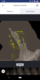 MetService NZ Weather Screenshot