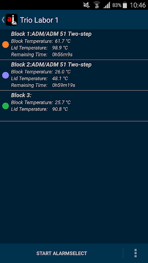 PCR Control Screen 3