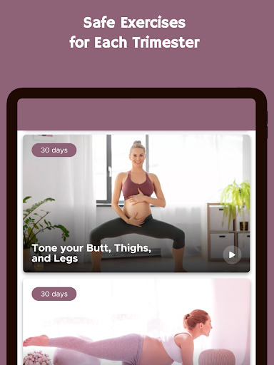 Screenshot of Exercise During Pregnancy