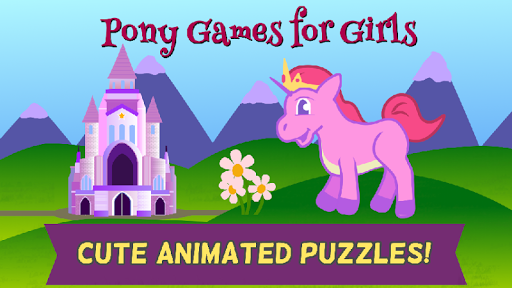 Android application My Pony Games for Little Girls screenshort