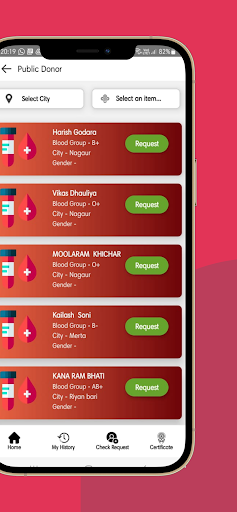 Android application Mosambi screenshort