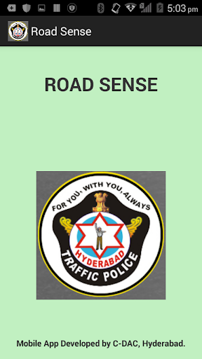 Android application Road Sense screenshort