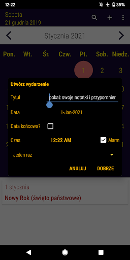 Kalendarz PL 2024 Polski