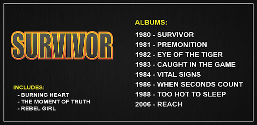 Survivor Band Songs and Lyrics