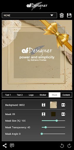 Android application AF Designer screenshort
