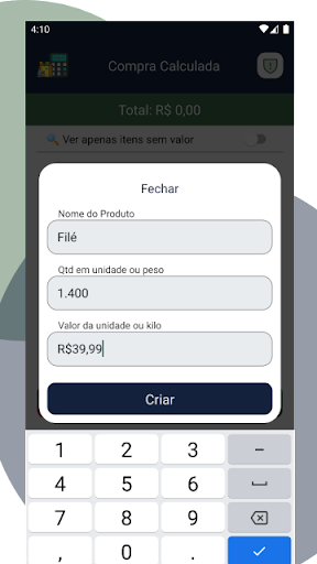 Compra Calculada Screen 3