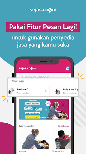 Android application Sejasa screenshort