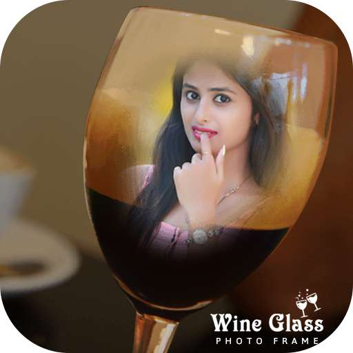 Wine Glass Photo Frame logo
