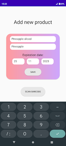 Expiry Date Guard Screen 3