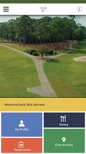 Android application Pine Valley Country Club screenshort