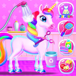 Imagem do ícone Rainbow Baby Unicorn Pet