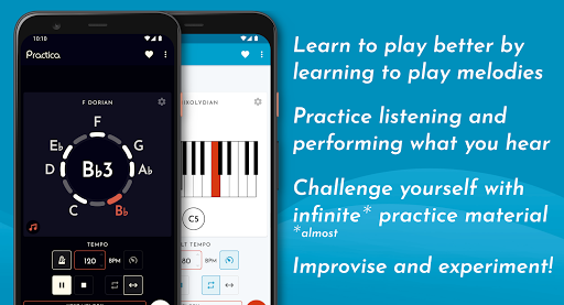 Android application Practica: Get musical screenshort