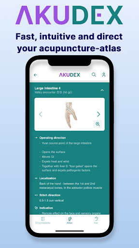 Android application AKUDEX Acupuncture screenshort