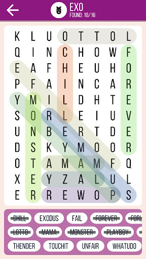 Android application Kpop Music Puzzle screenshort