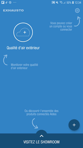 Android application ExhaustoConnect screenshort