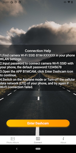 Android application Bike DVR screenshort