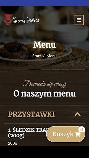 Android application Karczma Góralska screenshort