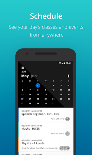 Android application Classcard Staff screenshort
