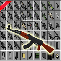 Guns  For Minecraft PE-3D New Mod