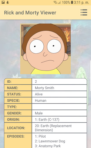 Rick and Morty Character Locat