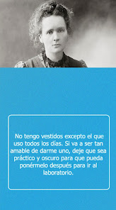 Captura de Pantalla 3 Marie Curie frases inspiradora android