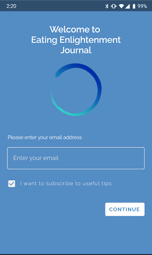 Android application Eating Enlightenment Journal screenshort