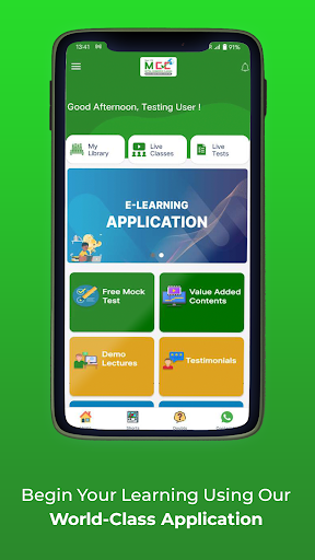 Mittal Smart Learning App Screen 3