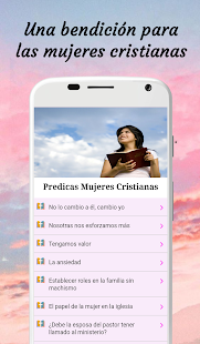 Predicas mujeres cristianas Screenshot