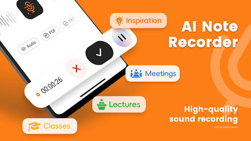Screenshot of Note AI: Voice AI Transcribe
