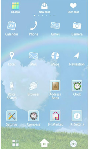 Happy Rainbow Wallpaper Theme Screen 3