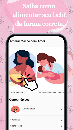 Android application Amamentação Com Amor screenshort