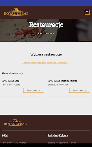 Royal Kebab Rokiciny Kolonia Screen 3