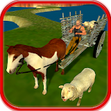 Impossible Horse Cart Tracks  -  Animal Transport icon