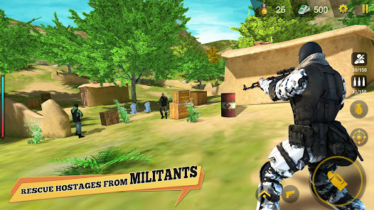 FPS Commando Gun Shooting Game Mod APK 6.6 (Remove ads)(God Mode)(Weak enemy) Gallery 5