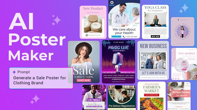 Poster Maker AI flyer maker - 1.7 - (Android)