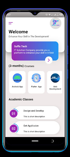 Android application Suffa-Tech|E-Service&Institute screenshort