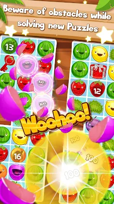 Fruit Pop! Puzzles in Paradise - Screenshot 2