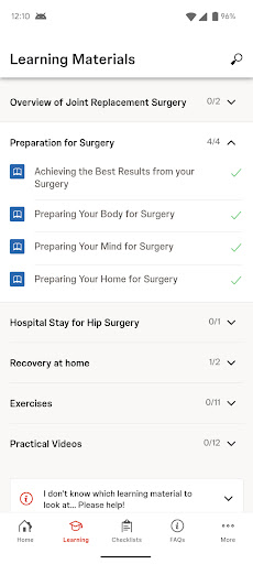 Care4Today® Education Screen 2