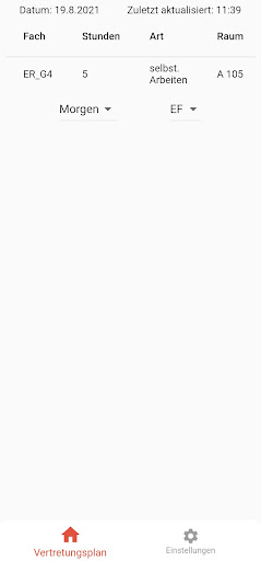Android application FvB Vertretungsplan screenshort