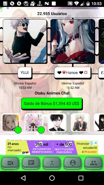 Social Animes Fans MOD APK v1.54 (Unlocked) - Jojoy