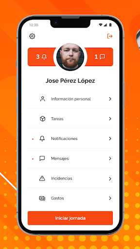 Android application TruckDriver screenshort