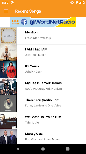 Android application WordNet Radio screenshort