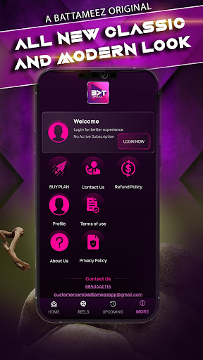 Android application Battameez screenshort